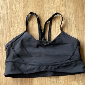 Black sports bra